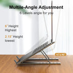 Adjustable Aluminum Portable Laptop Stand