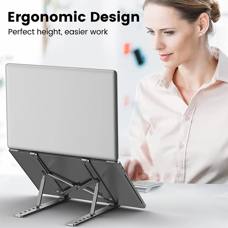 Adjustable Aluminum Portable Laptop Stand